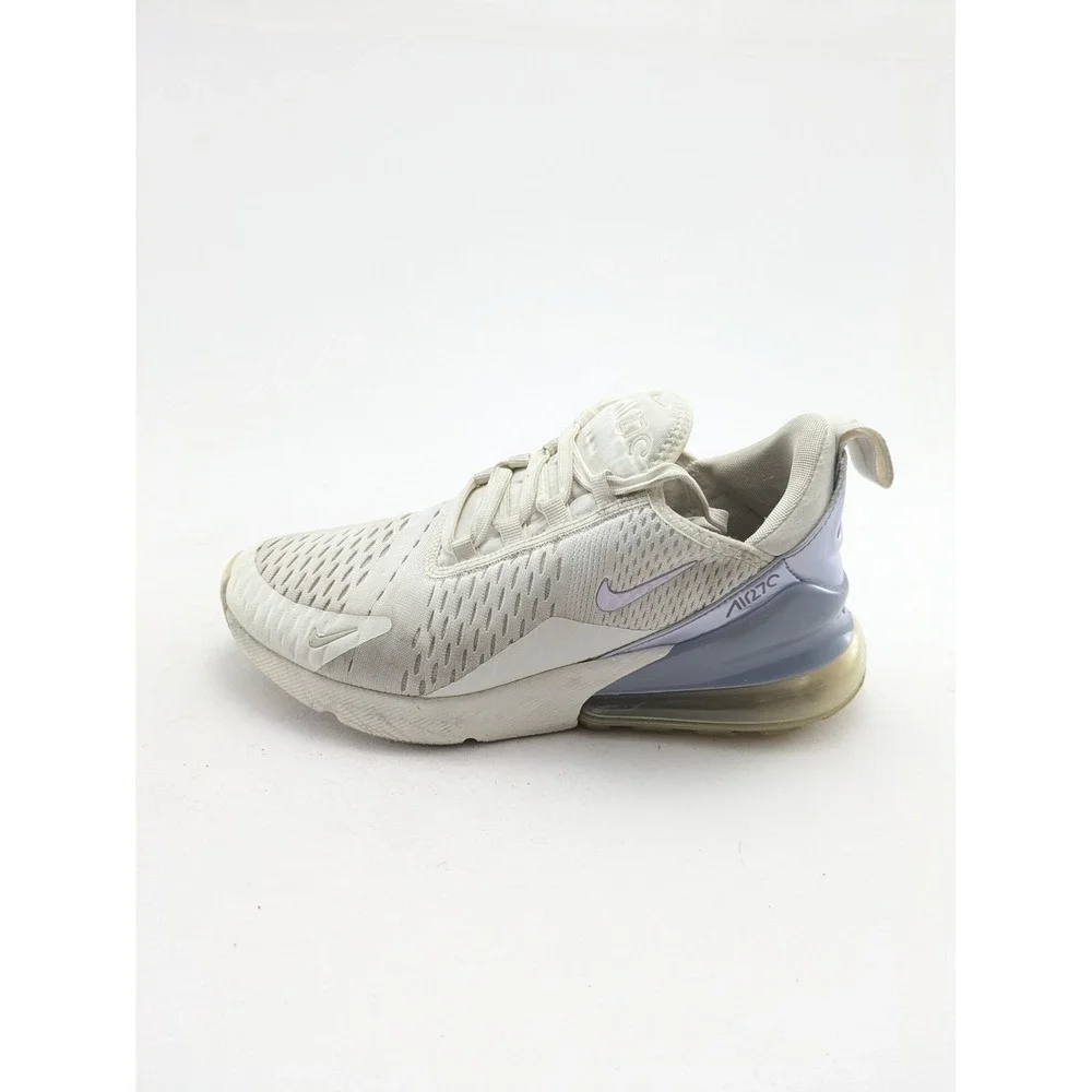 Womens Nike Air Max 270 Sail Oxygen Purple Running Shoes FB2934-100 Size 7